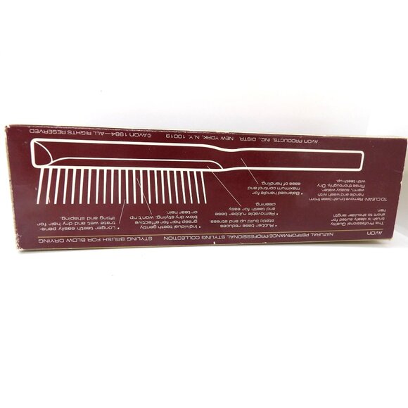 Vintage Avon Professional Styling Blow Dry Brush NOS - Picture 5 of 5